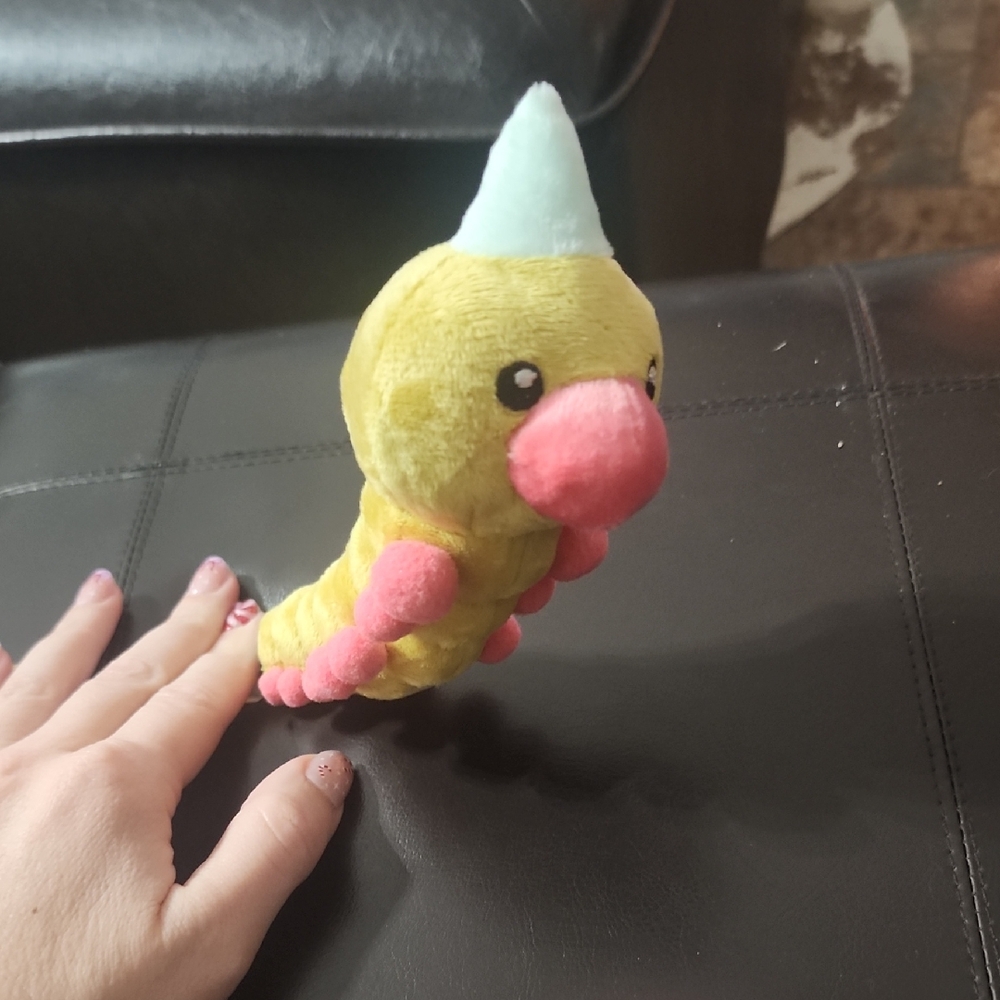 Pokemon Yellow and Pink Weedle